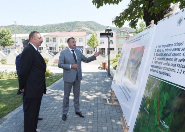 Prezident İlham Əliyev Balakəndə Prezident İlham Əliyev Balakəndə