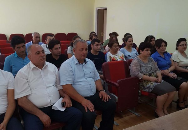 Sumqayıtda gənclərlə görüş keçirildi Sumqayıtda gənclərlə görüş keçirildi
