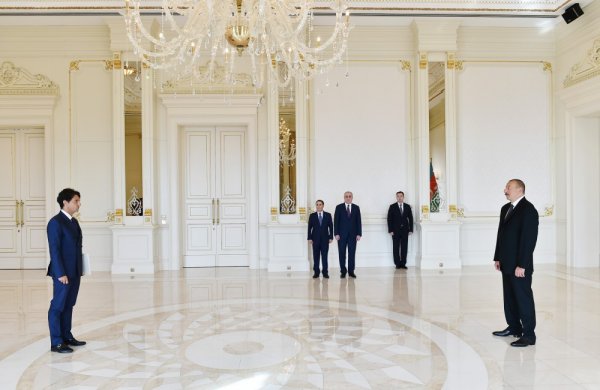 Prezident İlham Əliyev İtaliyanın yeni səfirinin etimadnaməsini qəbul edib