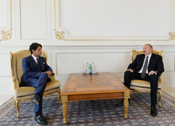 Prezident İlham Əliyev İtaliyanın yeni səfirinin etimadnaməsini qəbul edib