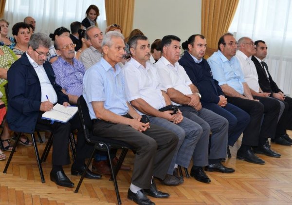 Sumqayıtda II hesabat-seçki konfransı keçirildi: Vaqif Ömərov yenidən sədr postunda -FOTOLAR