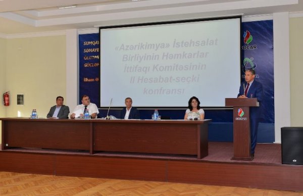 Sumqayıtda II hesabat-seçki konfransı keçirildi: Vaqif Ömərov yenidən sədr postunda -FOTOLAR