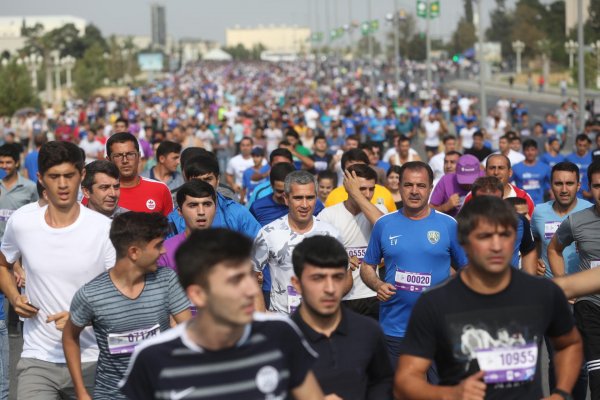Heydər Əliyev Fondunun təşəbbüsü ilə “Gəncə Marafonu - 2017” keçirilib - FOTO