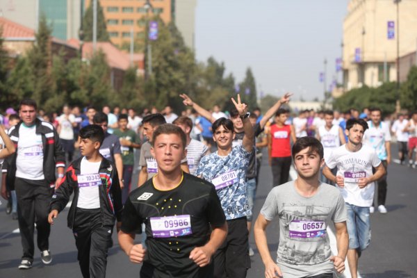 Heydər Əliyev Fondunun təşəbbüsü ilə “Gəncə Marafonu - 2017” keçirilib - FOTO