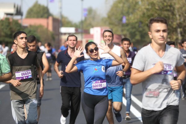 Heydər Əliyev Fondunun təşəbbüsü ilə “Gəncə Marafonu - 2017” keçirilib - FOTO