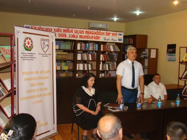 Sumqayıtda Qarabağ qaziləri ilə görüş keçirilib - FOTOLAR Sumqayıtda Qarabağ qaziləri ilə görüş keçirilib - FOTOLAR