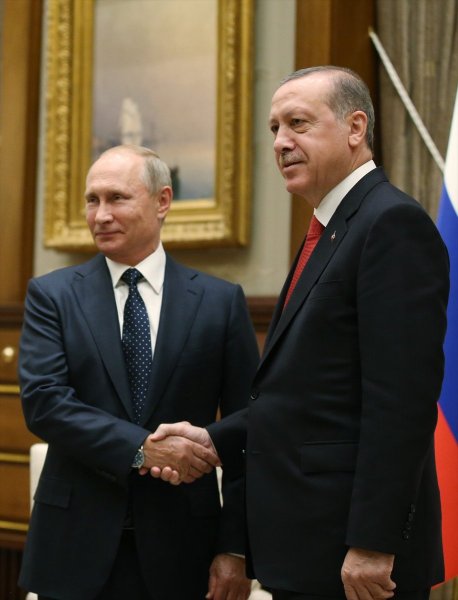 Ərdoğan-Putin görüşü başladı - FOTO Ərdoğan-Putin görüşü başladı - FOTO