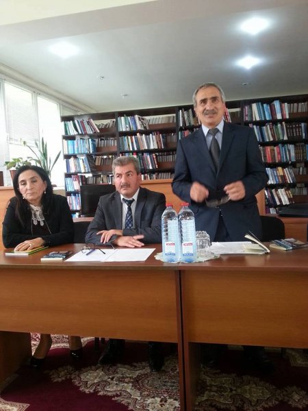 Sumqayıtda "Dünya ilə heç-heçəyəm"  və yazarın "Müqəddəs qələm"i - FOTOLAR