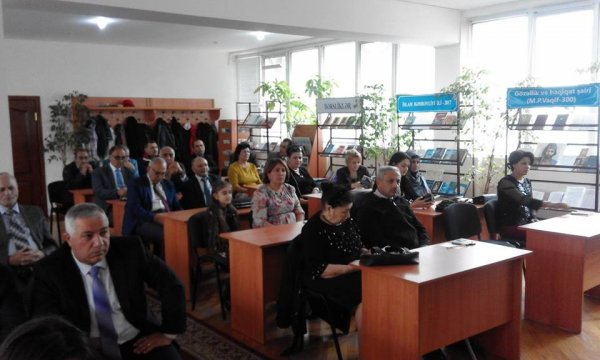 Sumqayıtda "Dünya ilə heç-heçəyəm"  və yazarın "Müqəddəs qələm"i - FOTOLAR