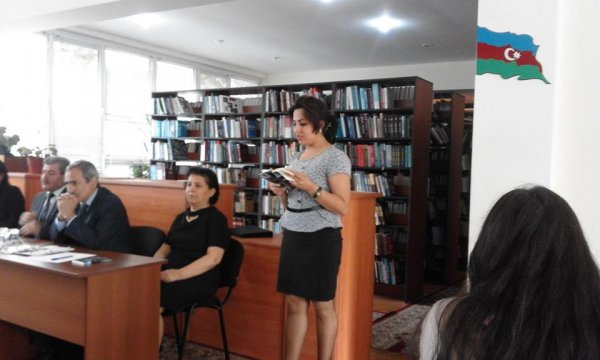 Sumqayıtda "Dünya ilə heç-heçəyəm"  və yazarın "Müqəddəs qələm"i - FOTOLAR