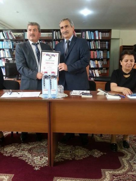 Sumqayıtda "Dünya ilə heç-heçəyəm"  və yazarın "Müqəddəs qələm"i - FOTOLAR