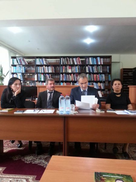 Sumqayıtda "Dünya ilə heç-heçəyəm"  və yazarın "Müqəddəs qələm"i - FOTOLAR