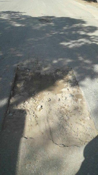 Sumqayıtda bu mikrorayonun yolları bərbad haldadır - FOTOLAR