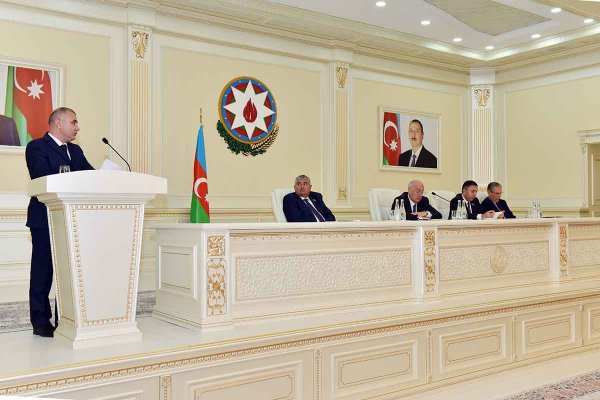 Sumqayıtda 9 ayın yekunlarına həsr olunmuş hesabat yığıncağı keçirilib – FOTOLAR Sumqayıtda 9 ayın yekunlarına həsr olunmuş hesabat yığıncağı keçirilib – FOTOLAR
