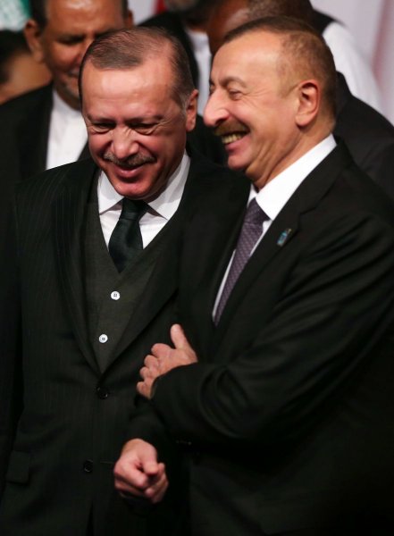 Prezidentlərin növbəti səmimi - FOTOLARI