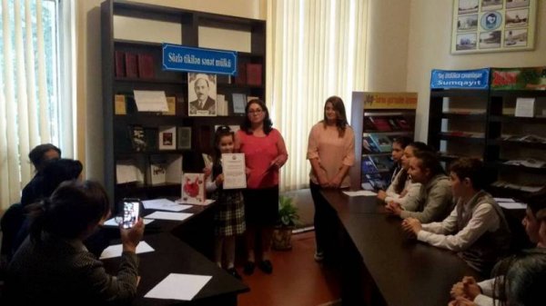 Sumqayıt kitabxanalarında silsilə tədbirlər keçirilib - FOTOLAR 