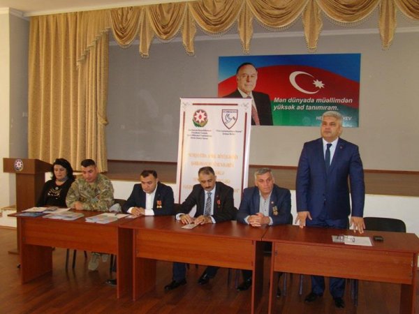 Sumqayıtda Qarabağ qaziləri ilə görüşlər davam edir - FOTOLAR