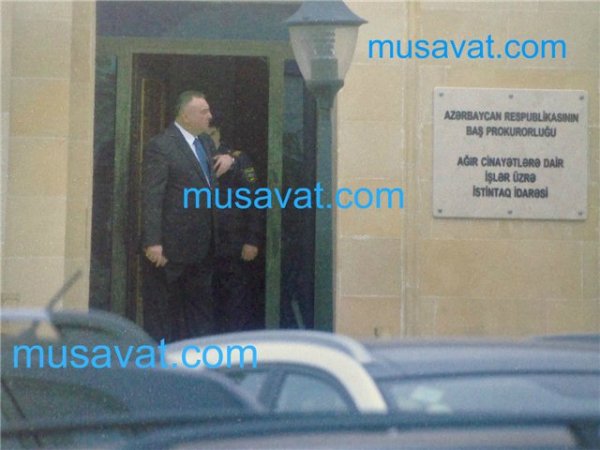Eldar Mahmudov istintaqa ifadə verdi - FOTO