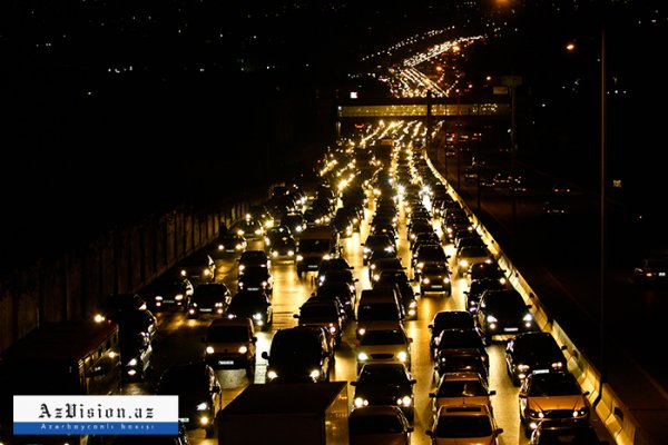  Sumqayıt  yolunda hər gün yaşananlar - FOTOLAR