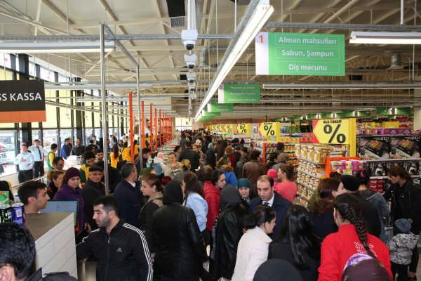 Sumqayıtda möhtəşəm açılış: Araz Supermarketlər şəbəkəsi ən böyük filialını istifadəyə verdi - VİDEO + FOTO