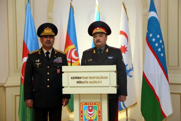 Azərbaycanla Özbəkistan arasında hərbi əməkdaşlıq planı imzalanıb Azərbaycanla Özbəkistan arasında hərbi əməkdaşlıq planı imzalanıb