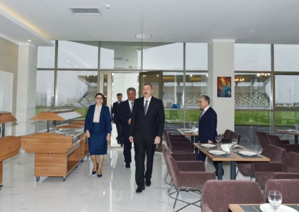 Abşeron Olimpiya İdman Kompleksinin açılışı olub Abşeron Olimpiya İdman Kompleksinin açılışı olub