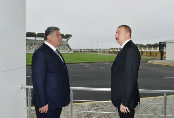 Abşeron Olimpiya İdman Kompleksinin açılışı olub Abşeron Olimpiya İdman Kompleksinin açılışı olub