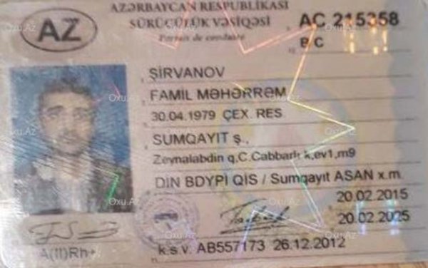 Sumqayıtlı avtoxuliqan saxlanıldı - FOTOLAR Sumqayıtlı avtoxuliqan saxlanıldı - FOTOLAR