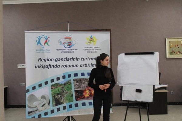 Sumqayıt təşkilatı regionda təlimlərini davam etdirir - FOTOLAR