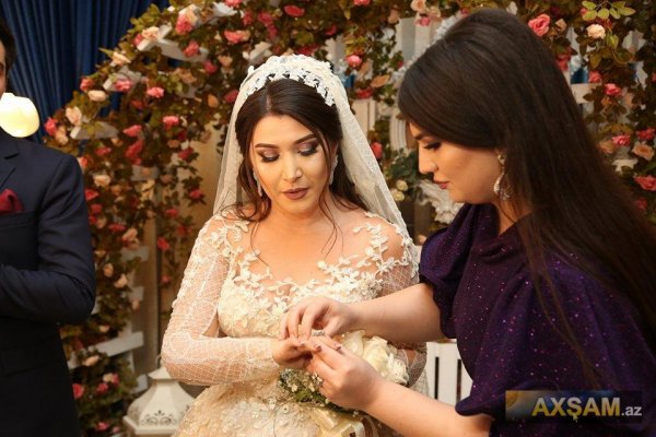 Könül Kərimovanın qızının toyundan FOTOLAR