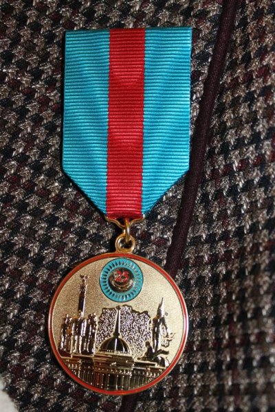 Qazaxıstan Prezidenti sumqayıtlı jurnalistə medal verdi - FOTO Qazaxıstan Prezidenti sumqayıtlı jurnalistə medal verdi - FOTO