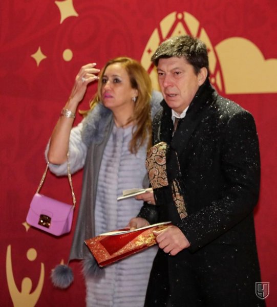 Əfsanəvi futbolçular Putinlə görüşdə - FOTO