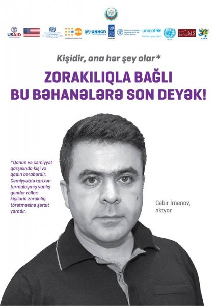 Məşhurlar kampaniyaya qoşuldu: “Kişidir, ona hər şey olar” – FOTOLAR