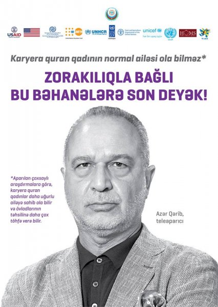 Məşhurlar kampaniyaya qoşuldu: “Kişidir, ona hər şey olar” – FOTOLAR