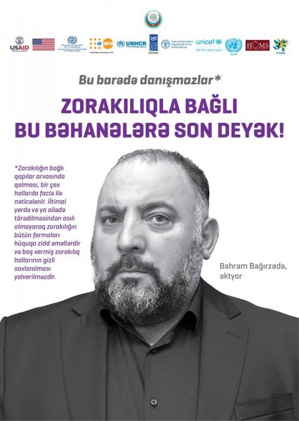 Məşhurlar kampaniyaya qoşuldu: “Kişidir, ona hər şey olar” – FOTOLAR