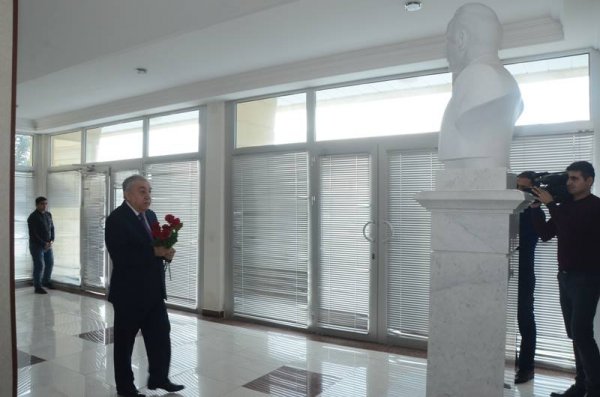 Qubadlı rayon ictimaiyyəti Heydər Əliyevi andı - FOTOLAR