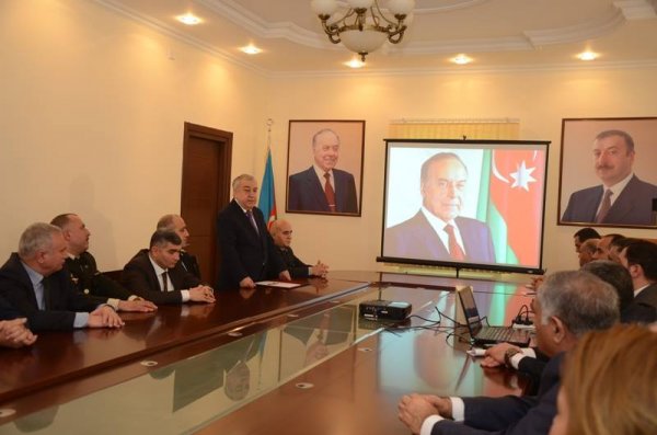 Qubadlı rayon ictimaiyyəti Heydər Əliyevi andı - FOTOLAR