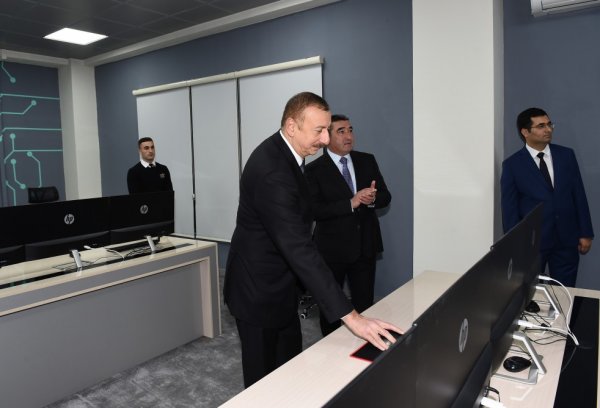 Prezident Sumqayıtda - FOTOLAR