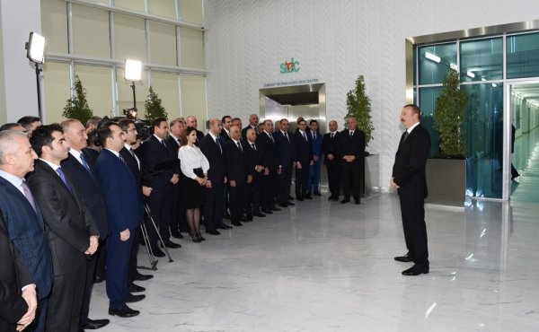 Prezident Sumqayıtda - FOTOLAR