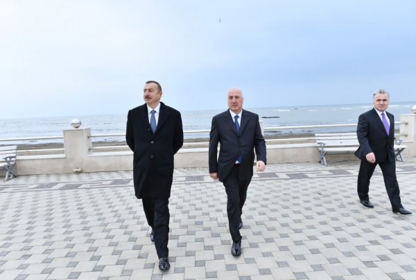 Prezident YAP-ın Sumqayıt şəhər təşkilatının inzibati binasının və Bayraq Muzeyinin açılışında - FOTO