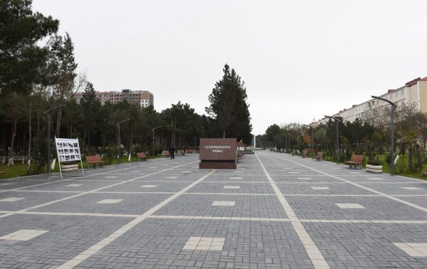 Dövlət başçısı Sumqayıtın Lüdviqshafen parkında olub - FOTO Dövlət başçısı Sumqayıtın Lüdviqshafen parkında olub - FOTO