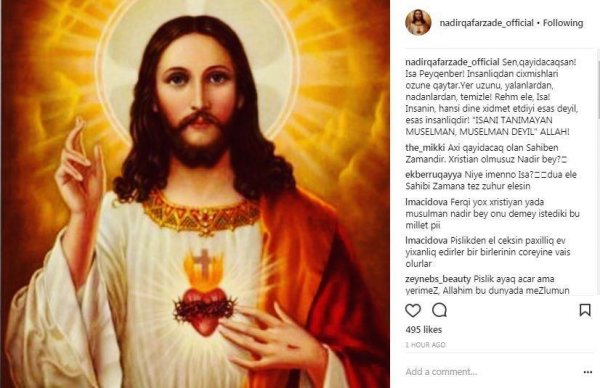Nadir xristian olmasından danışdı: Onlar savadlıdır...