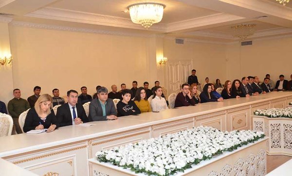 Sumqayıtda MKTİB əməkdaşları və gənclərlə görüş keçirilib - FOTOLAR
