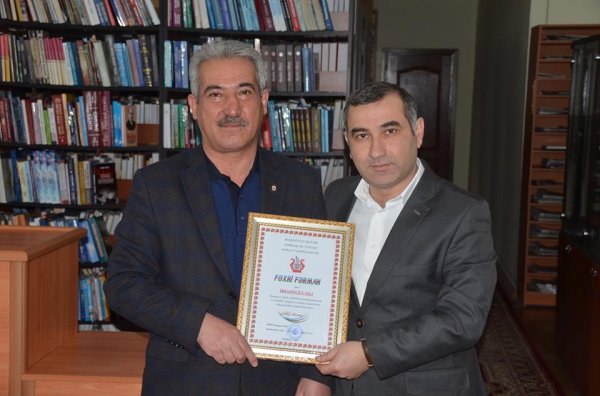 Sumqayıtda İbrahim İlyaslı ilə görüş keçirilib - FOTOLAR