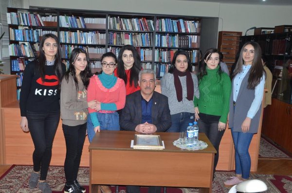 Sumqayıtda İbrahim İlyaslı ilə görüş keçirilib - FOTOLAR