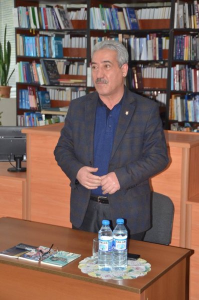 Sumqayıtda İbrahim İlyaslı ilə görüş keçirilib - FOTOLAR