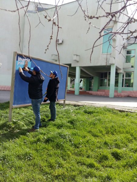 YAP Sumqayıt şəhər təşkilatı təbliğat kampaniyasına start verdi - FOTOLAR