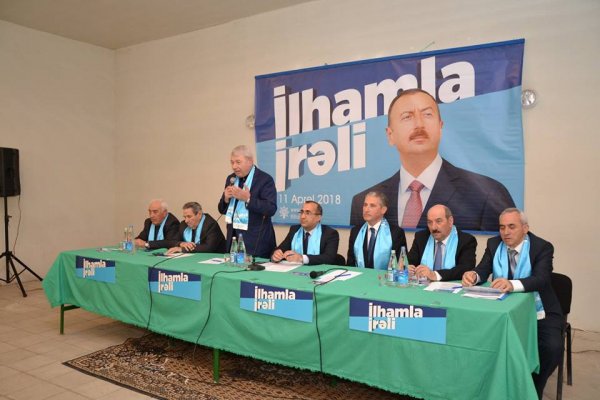 Sumqayıtda seçicilərlə növbəti görüş keçirilib -FOTOLAR
