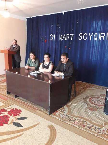 Sumqayıtda orta məktəbdə 31 mart soyqırımına aid tədbir keçirilib - FOTOLAR