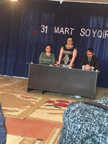 Sumqayıtda orta məktəbdə 31 mart soyqırımına aid tədbir keçirilib - FOTOLAR